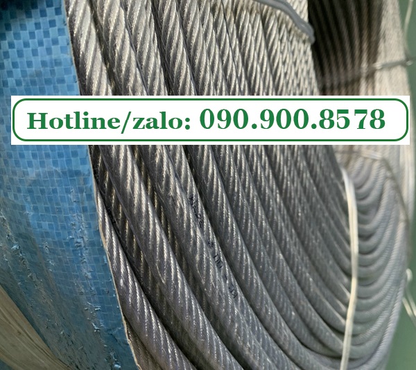 Cáp bọc nhựa phi 8