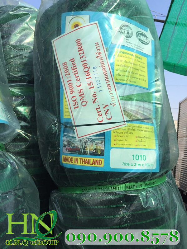 Lưới lan che nắng cho nhà trồng nấm rơm, nấm linh chi