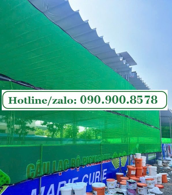 Lưới che nắng chắn gió cho sân pickleball