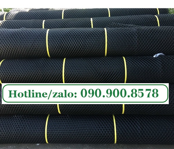 Lưới nhựa mắt cáo 2cmx2cm màu trắng, xanh, đen