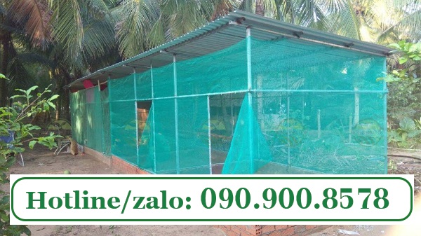 Lưới rọ xanh làm chuồng trại chăn nuôi