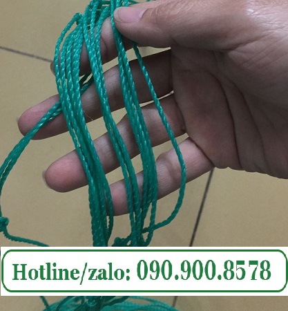 Lưới vây sân bóng sợi 3mm, màu xanh ngọc