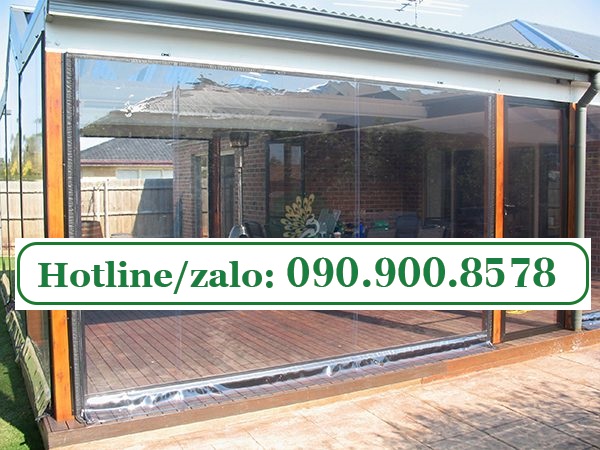 Màng PVC chắn mưa