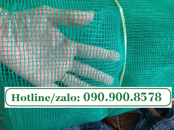 Lưới cước xanh làm vèo nuôi cá, ếch, ốc